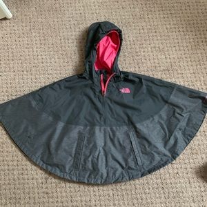 Girls rain cape poncho